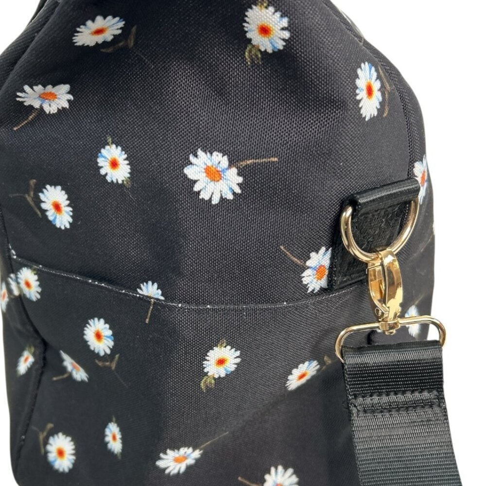 Alice + Olivia Daisy Print Duffel Everyday Bag / Tote Shopping Travel Vacation - Picture 6 of 13